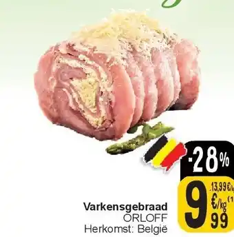 Cora Varkensgebraad aanbieding