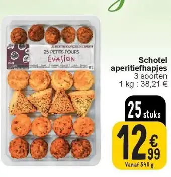 Cora Schotel aperitiefhapjes aanbieding