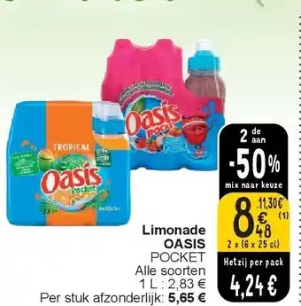 Cora Limonade OASIS aanbieding