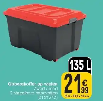 Cora Opbergkoffer op wielen aanbieding