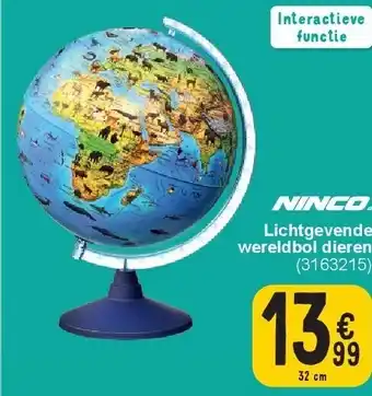 Cora Lichtgevende wereldbol dieren aanbieding
