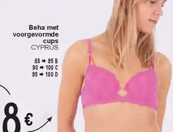 Cora Beha met voorgevormde cups aanbieding