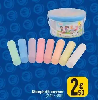Stoepkrijt emmer