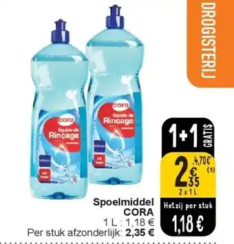 Cora Spoelmiddel CORA aanbieding