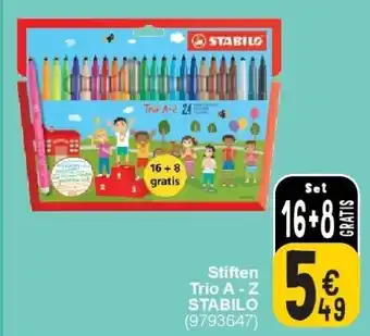 Cora Stiften Trio A - Z STABILO aanbieding