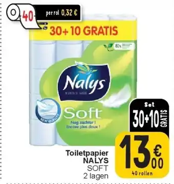 Cora Toiletpapier NALYS aanbieding