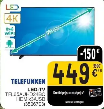 Cora LED-TV aanbieding