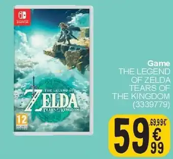 Game THE LEGEND OF ZELDA TEARS OF THE KINGDOM