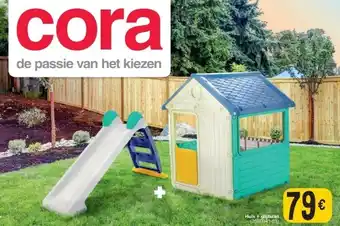 Cora Huis + glijbaan aanbieding