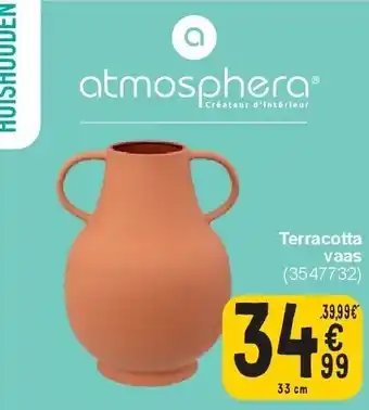 Terracotta vaas