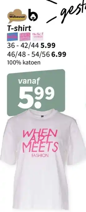Wibra T-shirt aanbieding