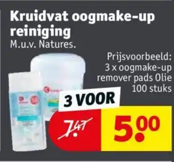 Kruidvat Oogmake-up Reiniging aanbieding