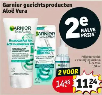 Kruidvat Garnier gezichtsproducten Aloë Vera aanbieding