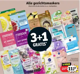 Kruidvat Alle Gezichtsmaskers aanbieding