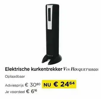 Molecule Elektrische kurkentrekker vin bouquet 505001 aanbieding