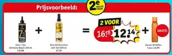 Kruidvat Gliss 7 Sec Ultimate Repair 200 ml + Gliss Oil Nutritive anti-klit 200 ml aanbieding