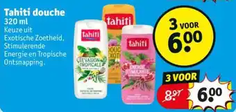 Kruidvat Tahiti douche 320mL aanbieding