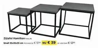 Molecule Zijtafel hamilton trinity bl small aanbieding