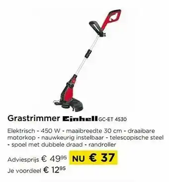 Grastrimmer einhell gc-et 4530