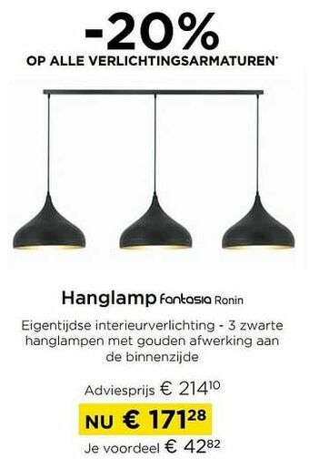 Molecule Hanglamp fantasia ronin aanbieding