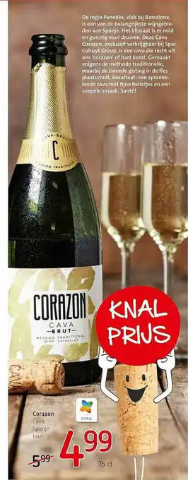 Spar Colruyt Corazon Cava aanbieding