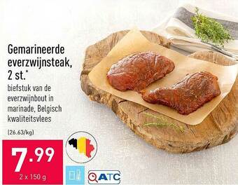 Gemarineerde Everzwijnsteak
