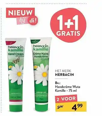 Herbacin Handcrème Wuta
