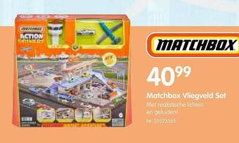 Fun Matchbox Vliegveld Set aanbieding