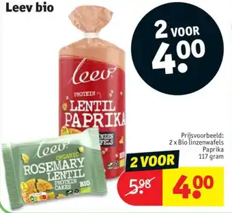 Kruidvat Leev bio aanbieding