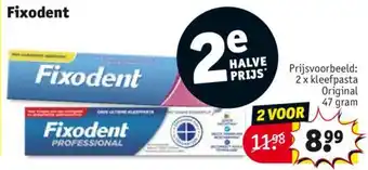 Kruidvat Fixodent aanbieding