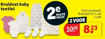 Kruidvat Kruidvat baby textiel aanbieding