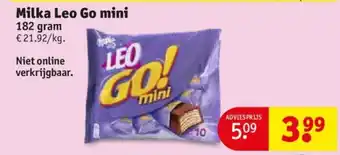 Kruidvat Milka Leo Go mini aanbieding