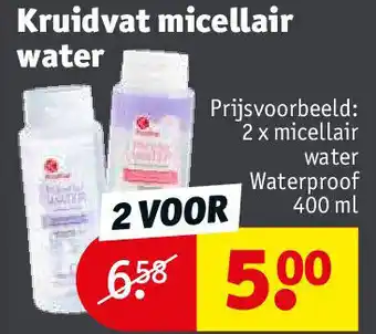 Kruidvat Kruidvat micellair water aanbieding