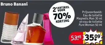 Kruidvat Bruno Banani aanbieding