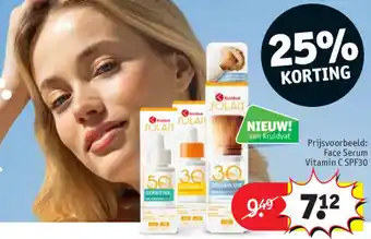 Kruidvat Face Serum Vitamin C SPF30 aanbieding