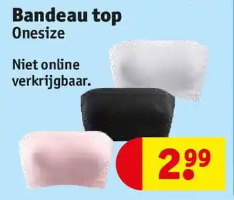 Kruidvat Bandeau top aanbieding