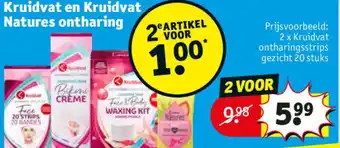 Kruidvat Kruidvat en Kruidvat Natures ontharing aanbieding