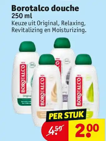 Kruidvat Borotalco douche aanbieding