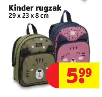 Kruidvat Kinder rugzak aanbieding