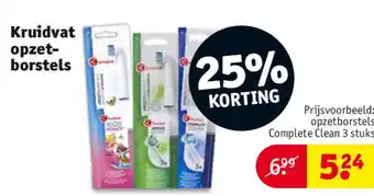 Kruidvat Kruidvat opzetborstels aanbieding