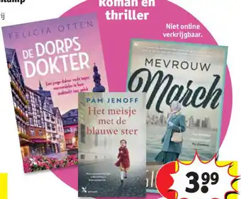 Kruidvat Roman en thriller aanbieding