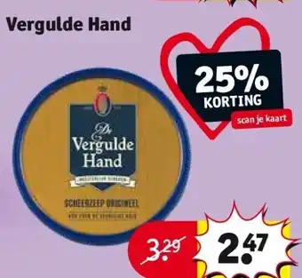 Kruidvat Vergulde Hand aanbieding