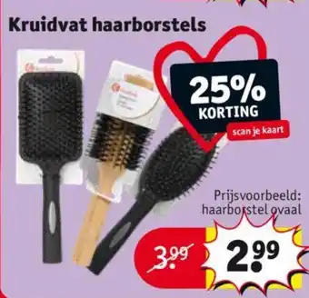 Kruidvat haarborstel aanbieding