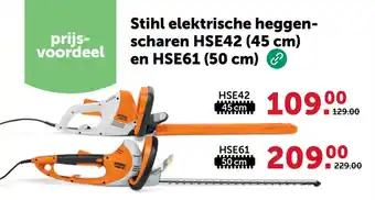 AVEVE Stihl elektrische heggen- scharen HSE42 45 cm aanbieding