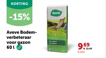 AVEVE Aveve Bodem- verbeteraar Voor gazon 60L aanbieding