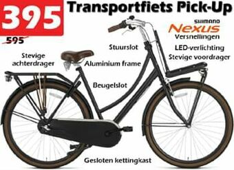 iTEK Transportfiets pick-up aanbieding