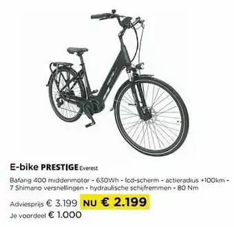 Molecule E-bike everest aanbieding
