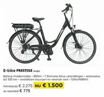 Molecule E-bike andes aanbieding