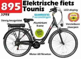 iTEK Elektrische fiets tounis aanbieding