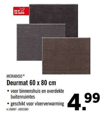 Lidl Deurmat aanbieding